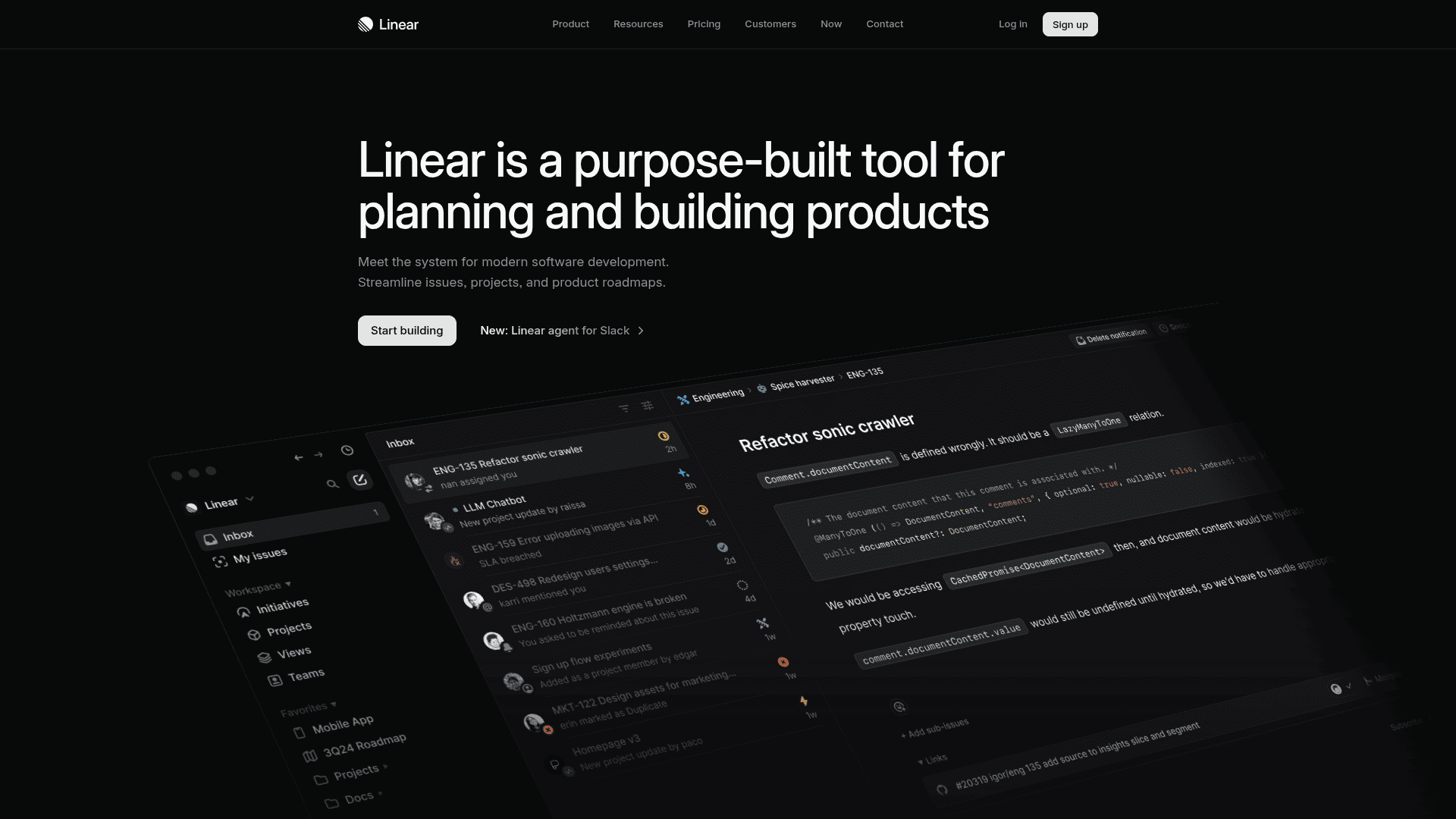 Strona Linear