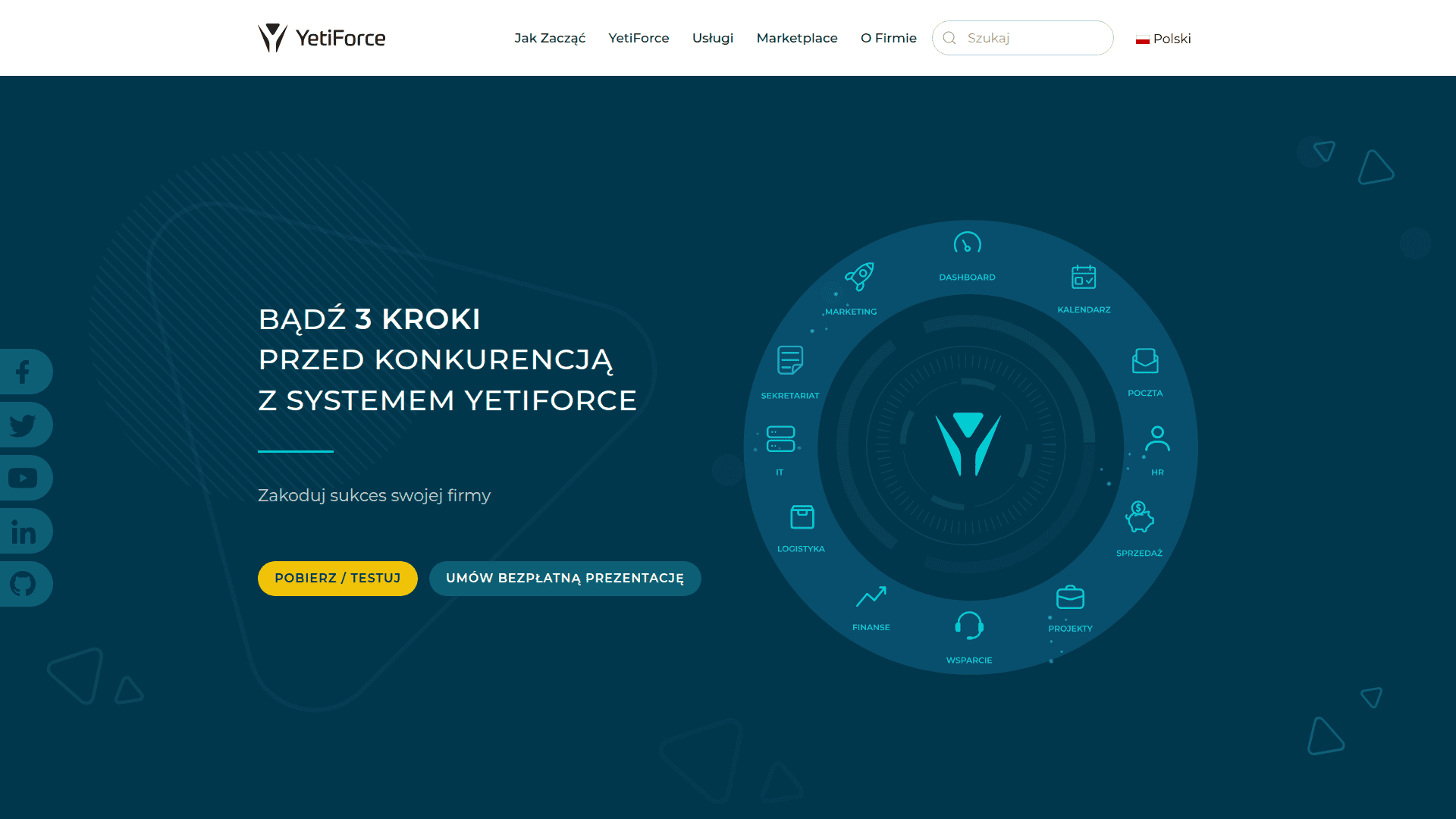 System YetiForce - zarządzanie firmą i bezpieczeństwo danych w jednym systemie.