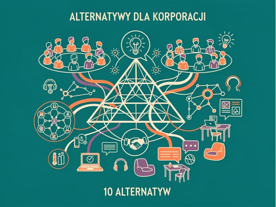 Zastanów się nad alternatywami dla korporacji i nowoczesnymi rozwiązaniami biznesowymi.