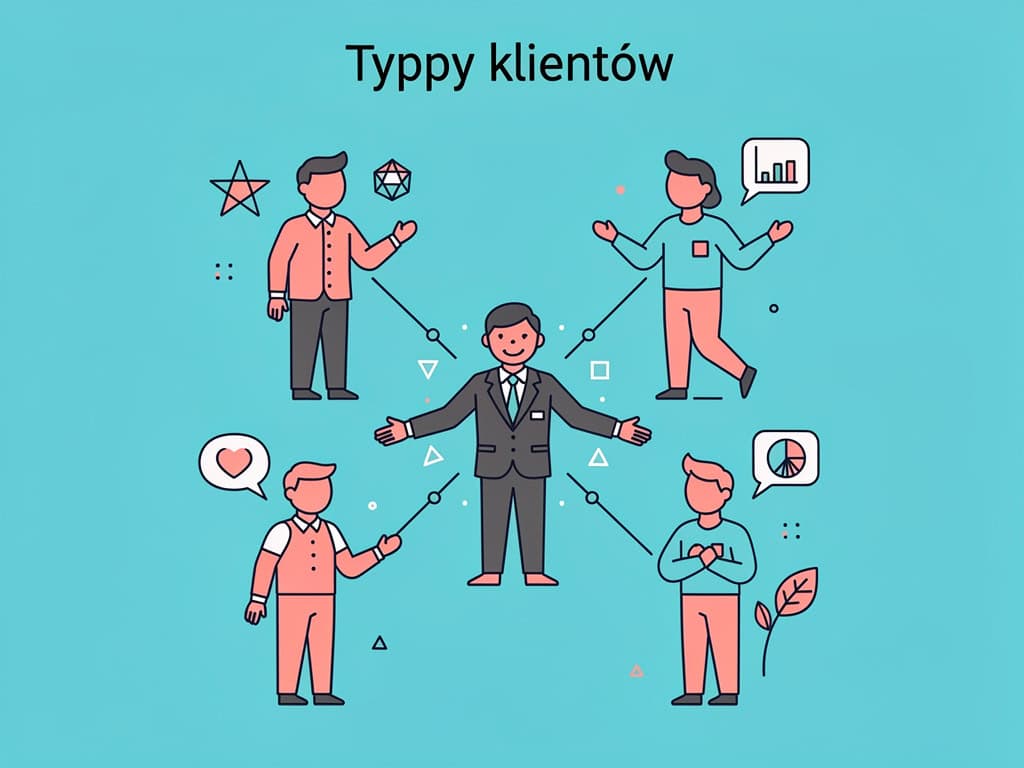 Zadowoleni klienci i różne typy klientów, analiza potrzeb i preferencji.