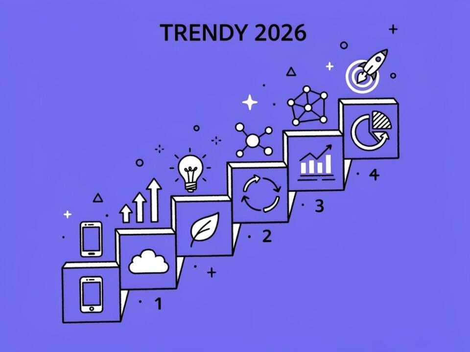 Trendy 2026: innowacje, technologia i rozwój na wykresie.