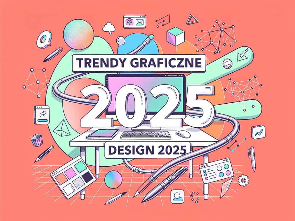 Nowy trend graficzny 2025, inspiracje i projekty design 2025.